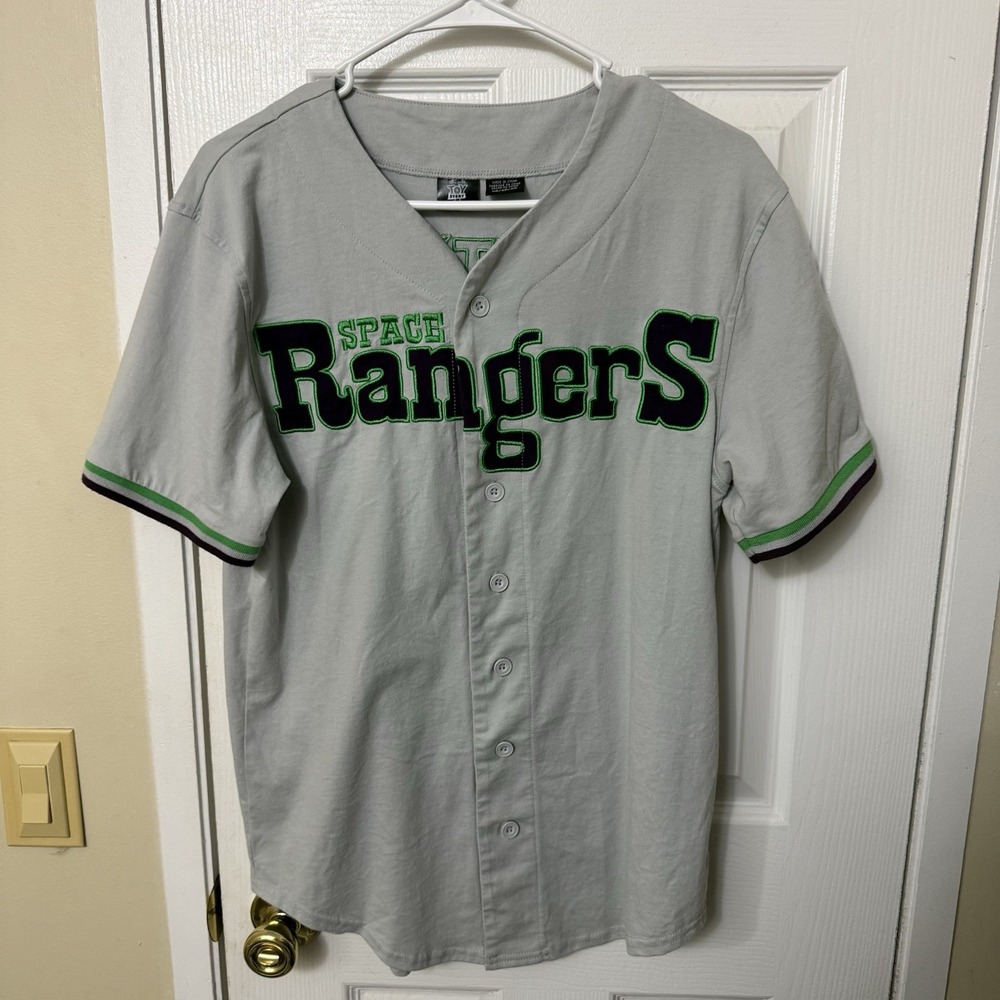 Disney Pixar Toy Story Buzz Lightyear Space Rangers Baseball Jersey